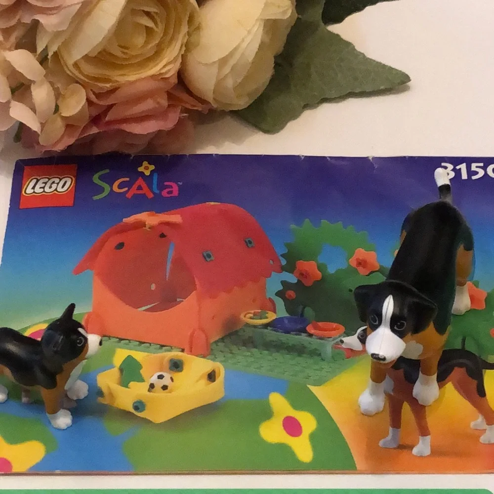 LEGO SCALA 3150 RARE LEGO SCALA Doghouse set 2000 Vintage legos dog SCALA